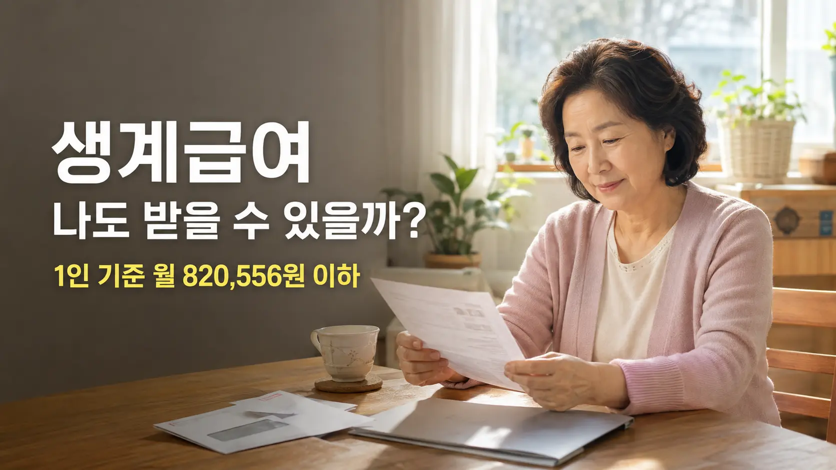 🧾 퇴직 뒤 소득 0원인데 생계급여 탈락할까|통장·보증금·차량 대조표
